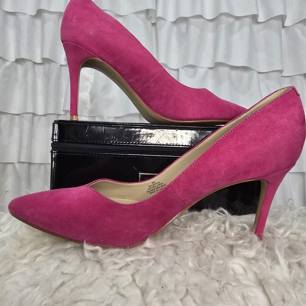 Marc Fischer Fuchsia Suede Women's Heels